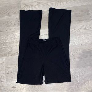 Rewash Ribbed Flare Pants